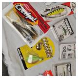 Lot of Tackle, Spider Wire, Yamamoto, Booyah, VMC, LunkerHunt