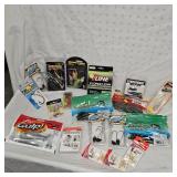Large Lot of Tackle, P-Line, Yamamoto, Zoom, Eagle Claw, Booyah, Gulp