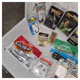 Large Lot of Tackle, P-Line, Yamamoto, Zoom, Eagle Claw, Booyah, Gulp