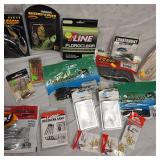 Large Lot of Tackle, P-Line, Yamamoto, Zoom, Eagle Claw, Booyah, Gulp