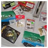 Large Lot of Tackle, P-Line, Zoom, LunkerHunt, VMC, Booyah, Yamamoto