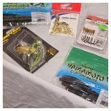 Large Lot of Tackle, P-Line, Zoom, LunkerHunt, VMC, Booyah, Yamamoto