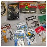 Huge Lot of Fishing Trilene, Zoom, StrikeKing, Gami, Yamamoto, Northland