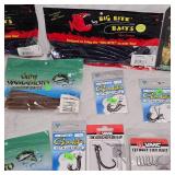 Large Lot of Booyah,VMC, Big Bite, Yamamoto, Dip It