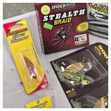 Lot of Booyah, SpiderWire, Big Bite, Yamamoto