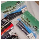 Lot of Tackle, Booyah, Big Bite, Zoom, Yamamoto, P-Line, VMC, Owner