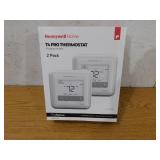 Honeywell T4 PRO 2-Day Programmable Thermostat, 1/Heat 1/Cool - (2-Pack), Universal Mounting