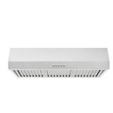 Vissani Sarela 30 in. W x 7 in. H 500CFM Convertible Under Cabinet Range Hood in Stainless Steel with LED Lights and Filter