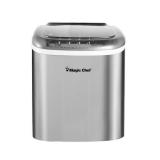 Magic Chef 27 lbs. Bullet Ice Countertop Ice Maker in Stainless Steel