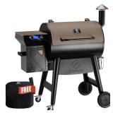 Z GRILLS 697 sq. in. Pellet Grill and Smoker in Bronze with PID 3.0 Controller and Cover