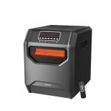 WeWarm Electric 6 Element Infrared Space Heater Black Plastic