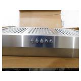 Vissani Sarela 30 in. W x 7 in. H 500CFM Convertible Under Cabinet Range Hood in Stainless Steel with LED Lights and Filter