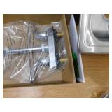 Elkay 15 in. Drop-in Single Bowl 20-Gauge Durable Satin Stainless Steel Kitchen Sink Kit w/ Faucet