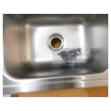 Elkay 15 in. Drop-in Single Bowl 20-Gauge Durable Satin Stainless Steel Kitchen Sink Kit w/ Faucet