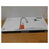 KOHLER Tyne Single-Handle Pull-Down Sprayer Kitchen Faucet in Vibrant Stainless