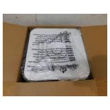 Commercial Electric 50 CFM Ceiling/Wall Mount No Cut Clip-Lock, Roomside Installation Square Bathroom Exhaust Fan, ENERGY STAR