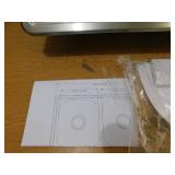 Glacier Bay 33 in. Drop-In 50/50 Double Bowl 20 Gauge Stainless Steel Kitchen Sink