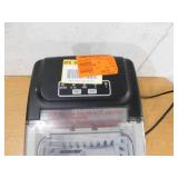 Magic Chef 27 lbs. Bullet Ice Countertop Ice Maker in Stainless Steel