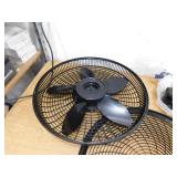 Lasko Cyclone 18 in. 3 Speed Oscillating Pedestal Fan for Home in Black with Adjustable Height, Tilt Back Head, Easy Assembly