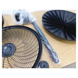 Lasko Cyclone 18 in. 3 Speed Oscillating Pedestal Fan for Home in Black with Adjustable Height, Tilt Back Head, Easy Assembly