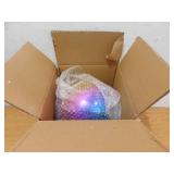 Trademark Innovations Gazing Mirror Ball Globe Outdoor Yard Garden Decoration, Stainless Steel (10 in. Rainbow)