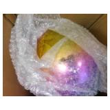 Trademark Innovations Gazing Mirror Ball Globe Outdoor Yard Garden Decoration, Stainless Steel (10 in. Rainbow)