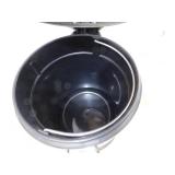 1.3 Gal. Stainless Steel Brushed Fingerprint-Resistant Round Step-on Trash Can