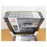 (4) Norsk Black with Blue White Flecks 20.5 in. x 20.5 in. x 0.47 in. Rubber-Tec Reversible Gym Flooring (12 sq. ft.) (4-Pack)