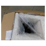 Steve Silver Aubrey Black Frame with Eggshell Polyester Upholstered Arm Chair (Set of 2)