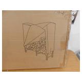 VIVOHOME 60 in. Heavy-Duty Indoor Outdoor Firewood Rack with Cover