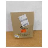 Furinno Just 13.4 in. Columbia Walnut/Black 22.8 in. Rectangular Wood End Table