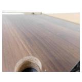 Furinno Just 13.4 in. Columbia Walnut/Black 22.8 in. Rectangular Wood End Table