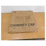 Mximu 17 in. x 17 in. Black Galvanized Steel Fireplace Chimney Caps for Outside