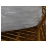 HOME IMPORTS EMPORIUM Brown Frame Specialty Size Platform Bed, Sturdy Rattan Pet Bed for All Animals, Cushioned Pet Bed