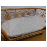 HOME IMPORTS EMPORIUM Brown Frame Specialty Size Platform Bed, Sturdy Rattan Pet Bed for All Animals, Cushioned Pet Bed