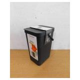 Brabantia Sort and Go 4.2 Gal. (16 l) Gray Plastic Indoor Recycling Bin