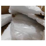 Liv & Skye Black 17 in. Round Marble Modern Accent Table with Fluted Base