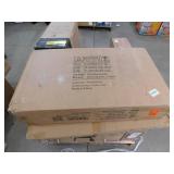 FUFU&GAGA 5-Drawers Wood Dresser Makeup Vanity Sets in White With Stool, Mirror (55.1 in. H x 31.5 in. W x 15.7 in. D)