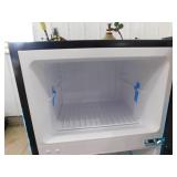 Vissani 4.5 cu. ft. 2-Door Mini Refrigerator in Platinum Steel with Freezer