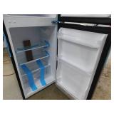 Vissani 4.5 cu. ft. 2-Door Mini Refrigerator in Platinum Steel with Freezer