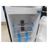 Vissani 4.5 cu. ft. 2-Door Mini Refrigerator in Platinum Steel with Freezer