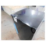 Vissani 4.5 cu. ft. 2-Door Mini Refrigerator in Platinum Steel with Freezer