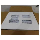 Vissani 1.1 cu. ft. Electric 1000-W Countertop Microwave in White with Turntable, 6-Heating Functions, and 2-Step Lock System