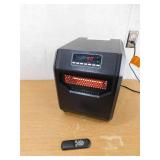 WeWarm Electric 6 Element Infrared Space Heater Black Plastic