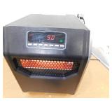 WeWarm Electric 6 Element Infrared Space Heater Black Plastic