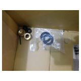 Kingston Brass Naples 4 in. Centerset 2-Handle Bathroom Faucet with Plastic Pop-Up in Polished Chrome