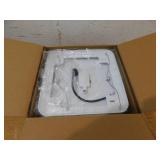 Commercial Electric 50 CFM Ceiling/Wall Mount Roomside Installation Bathroom Exhaust Fan with Adjustable CCT LED, Night Light, ENERGY STAR