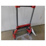 Milwaukee 150 lbs. Convertible Fold-Up Steel Hand Truck with One 60 in. Bungee Cord