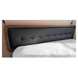 MB - Scandinavian Design Hendrick King Bed Frame - King Size Upholstered Headboard