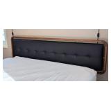 MB - Scandinavian Design Hendrick King Bed Frame - King Size Upholstered Headboard